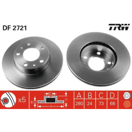 Bremsscheibe DF2721