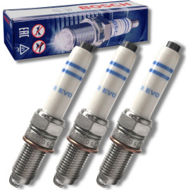 3 x BOSCH Zündkerze 0 241 145 528 Platinum Iridium Evo 3 x BOSCH Zündkerze 0 241 145 528 Platinum Iridium Evo