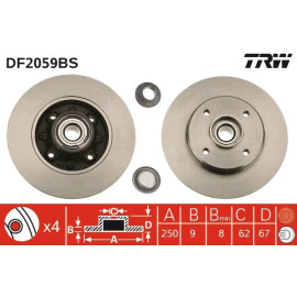 Bremsscheibe DF2059BS