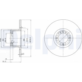 Bremsscheibe BG2081
