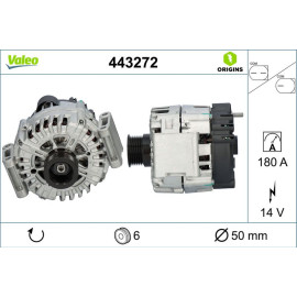 Valeo 443272 Generator ORIGINS Valeo 443272 Generator ORIGINS
