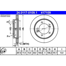 Bremsscheibe 24.0117-0109.1