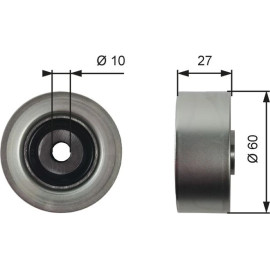 Umlenk-/Führungsrolle, Keilrippenriemen T36392