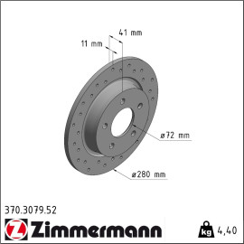 Bremsscheibe 370.3079.52