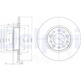 Bremsscheibe BG3994 Bremsscheibe BG3994