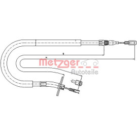 Seilzug, Feststellbremse 10.9875