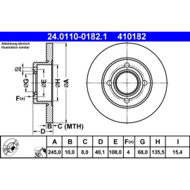 Bremsscheibe 24.0110-0182.1