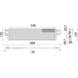 Ölkühler, Automatikgetriebe CLC 328 000P Ölkühler, Automatikgetriebe CLC 328 000P