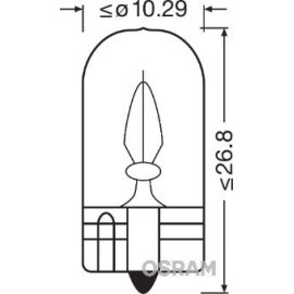 Glühlampe, Innenraumleuchte 2841