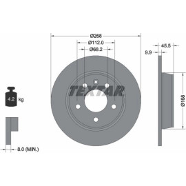 Bremsscheibe 92074303 Bremsscheibe 92074303