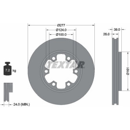Bremsscheibe 92059000 Bremsscheibe 92059000