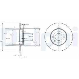 Bremsscheibe BG2454