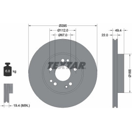 Bremsscheibe 92057300