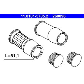 Führungshülsensatz, Bremssattel 11.0101-5705.2 Führungshülsensatz, Bremssattel 11.0101-5705.2