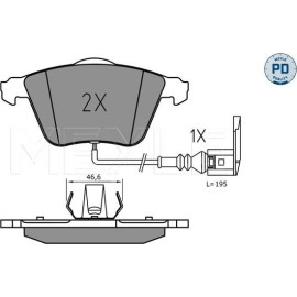 Bremsbelagsatz, Scheibenbremse 025 240 2120/PD Bremsbelagsatz, Scheibenbremse 025 240 2120/PD