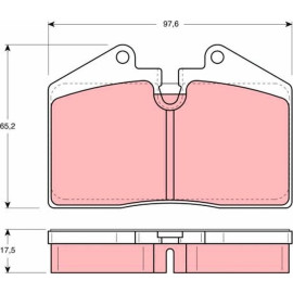 TRW GDB379 Bremsbelagsatz, Scheibenbremse TRW GDB379 Bremsbelagsatz, Scheibenbremse