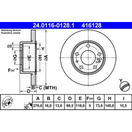 Bremsscheibe 24.0116-0128.1