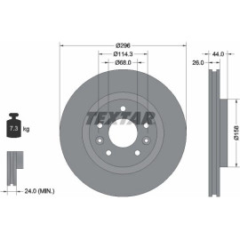 Bremsscheibe 92274203 Bremsscheibe 92274203