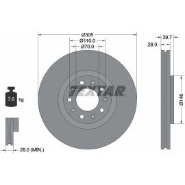 Bremsscheibe 92220803 Bremsscheibe 92220803