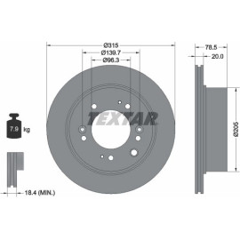 Bremsscheibe 92205000 Bremsscheibe 92205000
