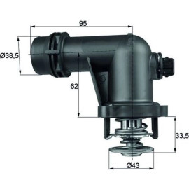 Thermostat, Kühlmittel TM 15 105 Thermostat, Kühlmittel TM 15 105