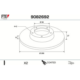 Bremsscheibe 9082692