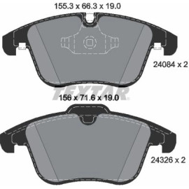 Bremsbelagsatz, Scheibenbremse 2408401
