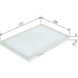 BOSCH 1 987 435 048 Innenraumfilter BOSCH 1 987 435 048 Innenraumfilter