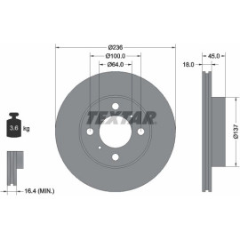 Bremsscheibe 92089400