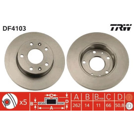 Bremsscheibe DF4103