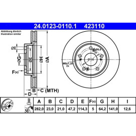 Bremsscheibe 24.0123-0110.1