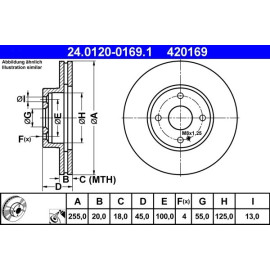 Bremsscheibe 24.0120-0169.1
