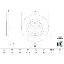 Bremsscheibe 0 986 479 F41