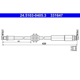 Bremsschlauch 24.5103-0405.3