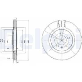 Bremsscheibe BG2713 Bremsscheibe BG2713