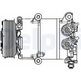 Kompressor, Klimaanlage CS20553 Kompressor, Klimaanlage CS20553