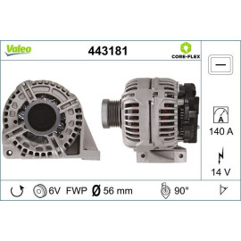 Valeo 443181 Generator CORE-FLEX