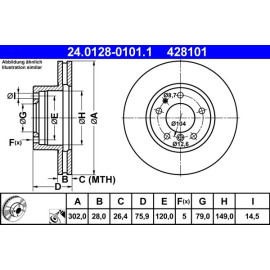 Bremsscheibe 24.0128-0101.1