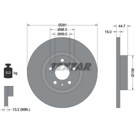 Bremsscheibe 92096400