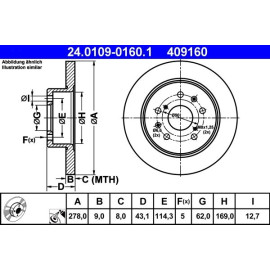 Bremsscheibe 24.0109-0160.1