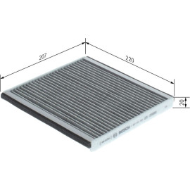 BOSCH 1 987 432 363 Innenraumfilter