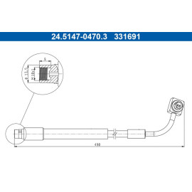 Bremsschlauch 24.5147-0470.3