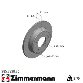 Bremsscheibe 285.3528.20