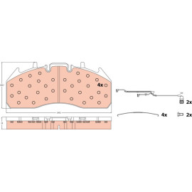 TRW GDB5096 Bremsbelagsatz, Scheibenbremse TRW GDB5096 Bremsbelagsatz, Scheibenbremse
