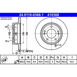 Bremsscheibe 24.0110-0368.1