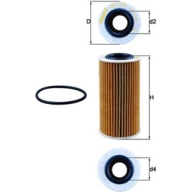 Ölfilter OX 1076D Ölfilter OX 1076D