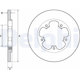 Bremsscheibe BG4681C