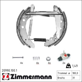 Bremsbackensatz 20990.100.1 Bremsbackensatz 20990.100.1