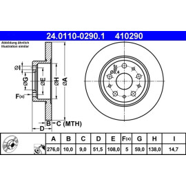 Bremsscheibe 24.0110-0290.1