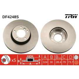 Bremsscheibe DF4248S